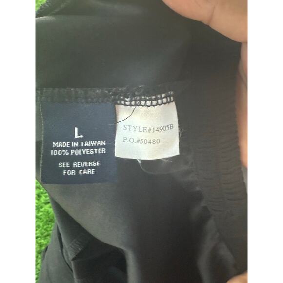 Alan Flusser Golf Performance Black Sleeveless Zip Front Vest Size L Men - Picture 4 of 7